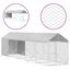 vidaXL Perrera de exterior con toldo acero galvanizado plata 2x6x2,5 m, , large indicador imagen numero 4
